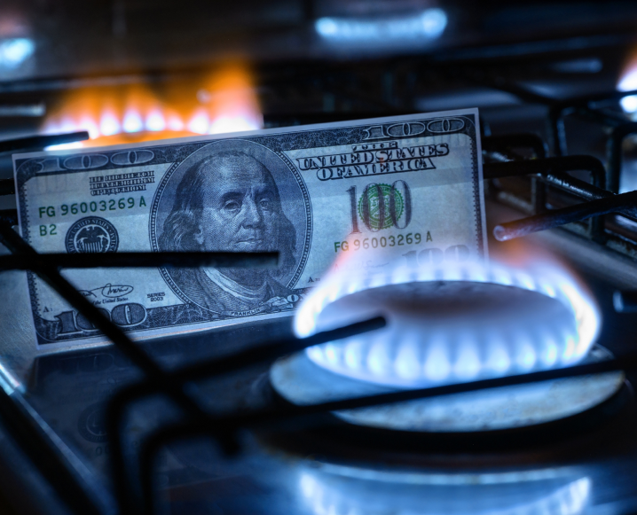 Woman looking at laptop