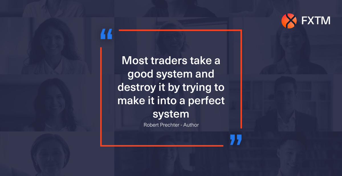 Most traders take a good system and destroy it by trying to make it into a perfect system