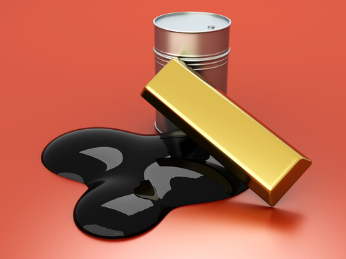 Oil and gold